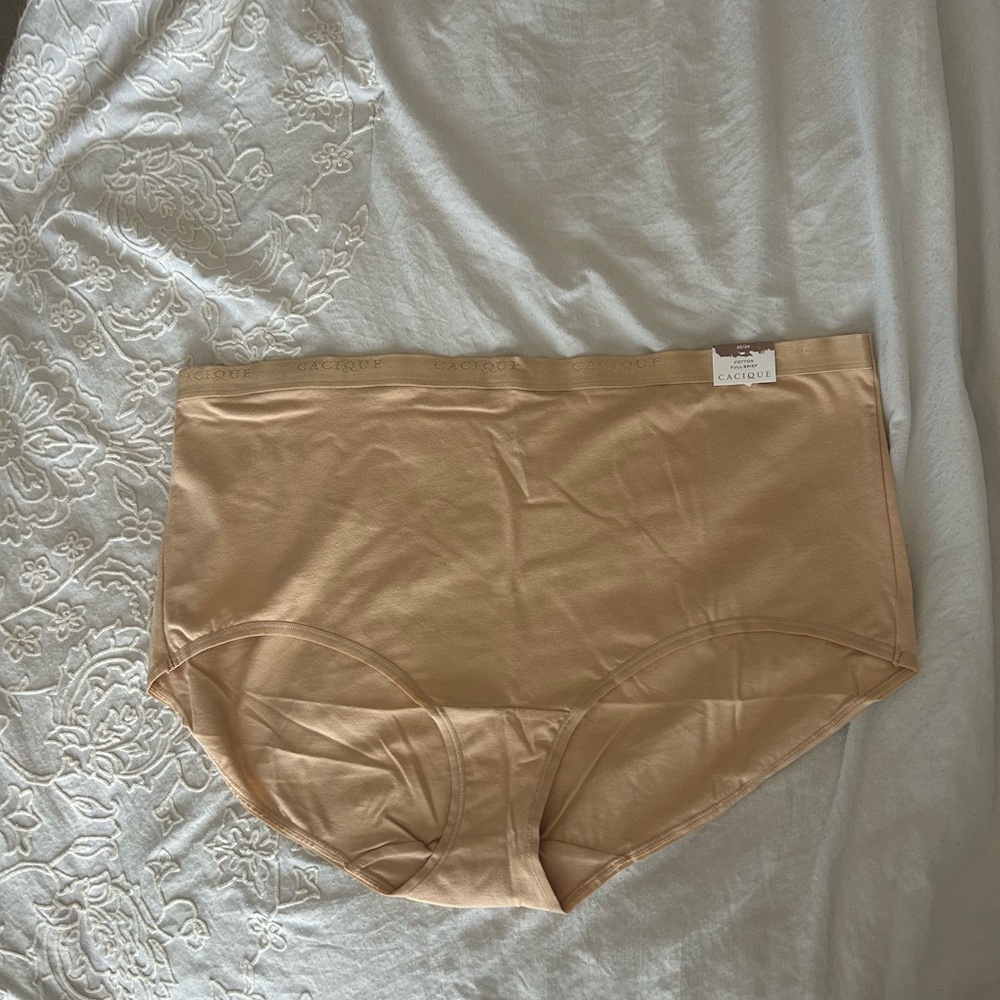 Cacique set of 3 New with tags Cotton Full Coverage Briefs - Picture 3 of 4